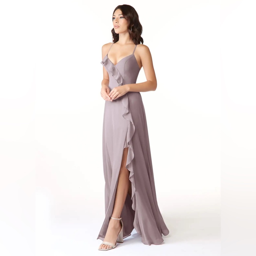 Azazie Tarni Bridesmaid Dress in Dusk - Picture 4 of 5